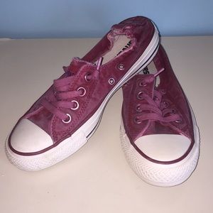 Converse Maroon Shoes